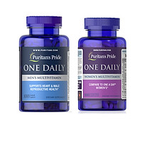 Combo 2 lọ thực phẩm chức năng bảo vệ sức khỏe Multivitamin for men (Vitamin tổng hợp hàng ngày cho đàn ông) và Multivitamin for women (Vitamin tổng hợp hàng ngày cho phụ nữ) của Puritan's Pride Mỹ