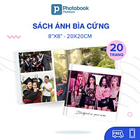 [E-voucher] Album in ảnh theo yêu cầu bìa cứng 20 trang 8” x 8” (20 x 20cm) - Thiết kế trên app Photobook