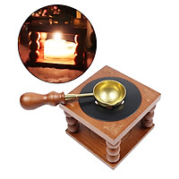 Wax Seal Kit, Wax Seal Warmer Sealing Wax Furnace Tool for Melting Wax Seal Beads or Sealing Wax Sticks, Wedding Wax Envelope Seal Stamp Arts Crafts