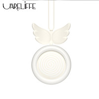 Uareliffe Hanging Neck Fan Mini Cute Portable No Leaf Fan With Soft Silicone Lanyard Mute Rechargeable Cooler Air Fan For Summer Outdoor Travel Sports