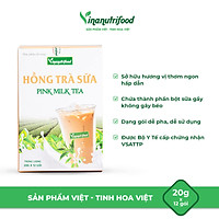 Hồng trà sữa Vinanutrifood, trà sữa gói sở hữu hương vị thơm ngon hấp dẫn cuốn hút, tạo cảm giác thoải mái, sảng khoái, thư giãn (20g x 12 gói)