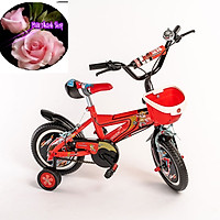 XE ĐẠP TRẺ EM (4 BÁNH) RÁP SẴN CHO BÉ 2-6 TUỔI Size 12 Inch/14 Inch mèo bánh mâm có chuông