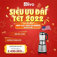 Máy Làm Sữa Hạt Đa Năng - Sữa Đậu Nành - Xay Sinh Tố OLIVO X20 - 14 Chức Năng - Hàng chính hãng