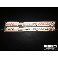Cặp tem chữ RC Edition phản quang . Hình dán cao cấp siêu dính. Sticker chống nước, dán phuộc