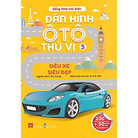 Bộ dán hình giúp bé phát triển trí não: Dán hình ô tô thú vị – Siêu xe siêu đẹp