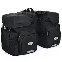 50L Bike Panniers Bag Waterproof Rear Seat Bicycle Bag Trunk Bags Saddle Bag With Rain Cover For Travel Camping