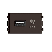 Ổ sạc USB 2.1A đơn, size S - dòng Zencelo A - Schneider Electric - 8431USB-BZ