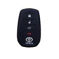 VỎ BỌC CHÌA KHÓA SILICONE 4 NÚT DÀNH CHO XE TOYOTA CAMRY, FORTUNER, HILUX CAO CẤP