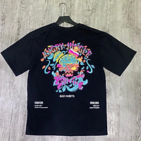 Áo thun tay lỡ Bad Habits Angry Jungle - Áo thun oversize nam nữ AL58