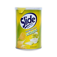 Khoai tây chiên SLIDE vị kem hành 75g (lon)-8934680011518