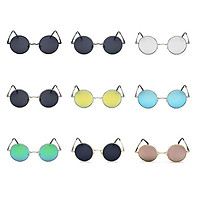 Retro Classic Polarized Light Sunglasses Round Sunglasses with UV Protection