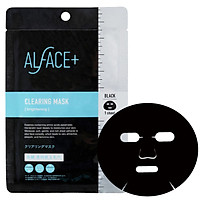 Mặt Nạ Than Tre Siêu Dưỡng Ẩm Nhật Bản Alface Clearing Mask, Se Khít Lỗ Chân Lông, Làm Sáng Da, Bảo Vệ Da Với 17 Loại Axit Amin, Tinh Chất Nhau Thai, Vitamin C, E, Chiết Xuất Lên Men
