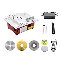 Mini Multifunctional Table S aw Lifting Electric Desktop Saws Household DIY Cutting Tool Woodworking Lathe Machine