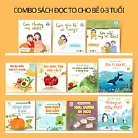 Combo 11 Cuốn SÁCH ĐỌC TO Cho Bé 0-3 tuổi - Truyện Tranh Cho Trẻ Em Tập Nói Phát triển Tư duy, Ngôn ngữ