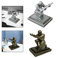 2 Pcs Knight Pen Holder Desk Organizers Fountain Pen Stand Display School