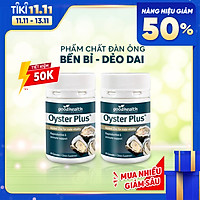 Combo 2 Hộp Tinh Chất Hàu Goodhealth Oyster Plus 60 Viên - Tăng Cường Sinh Lý - Cải Thiện Chất Lượng Tinh Trùng - Hàng Chính Hãng New Zealand