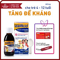 Thực phẩm bảo vệ sức khỏe WELLKID Multi-Vitamin Liquid – Hỗ trợ Nâng cao sức đề kháng - HÀNG CHÍNH HÃNG - CÓ TEM CHÍNH HÃNG - Chai 150 ml - KÈM QUÀ TẶNG