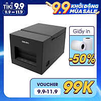 Máy in nhiệt Deli DL-581PS - Phù hợp cho hóa đơn, bill cửa hàng, siêu thị dùng giấy in nhiệt K58mm - Hàng chính hãng