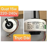Mô tơ quạt mặt lạnh điều hoà 15w trục dài đa năng