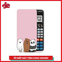 ỐP NẮP MÁY TÍNH CASIO FX 580VNX HÌNH GẤU PANDA ĐÁNG YÊU - NHẬN IN THEO YÊU CẦU