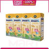 Thùng (180mlx48 hộp) sữa công thức pha sẵn Nutricare Smarta Grow giúp trẻ tăng trưởng chiều cao, phát triển não bộ, dinh dưỡng cho trẻ thấp còi
