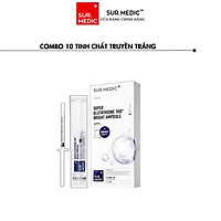 Combo 10 Tinh Chất Truyền Trắng SURMEDIC Super Glutathione 100 Bright Ampoule 1g/1ống x10