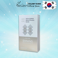 Hộp 10 Miếng Mặt Nạ Ngọc Trai Dưỡng Ẩm Trắng Da Ngăn Ngừa Lão Hóa Phục Hồi Da Dewytree Skin Derma Brightening Mask 230g