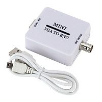 Mini HD VGA to BNC Video Converter Box Composite VGA to BNC Adapter Conversor Digital Switcher Box for HDTV Monitor