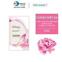 Mặt nạ dưỡng da tươi trẻ chiết xuất hoa mẫu đơn hoàng cung Bio-essence (20ml)