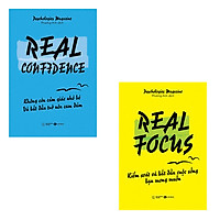 Bộ 2 cuốn sách kỹ năng sống nên đọc: Real Confidence Không Còn Cảm Giác Nhỏ Bé Và Bắt Đầu Trở Nên Can Đảm - Real Focus Kiểm Soát Và Bắt Đầu Cuộc Sống Bạn Mong Muốn