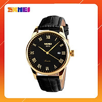 Đồng hồ nam SKMEI chính hãng dây da cao cấp chống nước SKMEI 9508