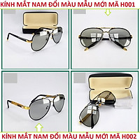KÍNH MẮT NAM NỮ ĐỔI MÀU MẪU MỚI THỜI TRANG CỰC ĐẸP CHỐNG TIA UV BẢO VỆ MẮT