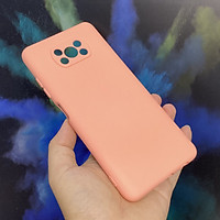 Ốp lưng cho Xiaomi Poco X3 NFC, nhựa TPU dẻo màu lót nhung che camera