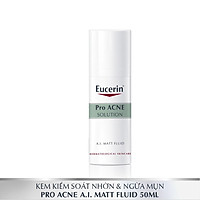 Kem Dưỡng Ẩm, Kiểm Soát Nhờn, Ngừa Mụn Eucerin Matt Fluid (50ml)