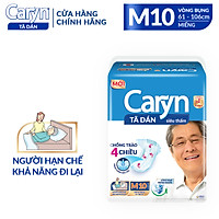 Tã Dán Người Lớn Caryn Siêu Thấm Size M - 10 Miếng/20 Miếng/40 Miếng Dành Cho Người Hạn Chế Khả Năng Đi Lại)