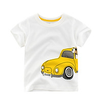 Summer Baby Kid Tees Cartoon Car Baby Boys T Shirt For Summer Infant Kids Boys T-Shirts Clothes Cotton Toddler Tops