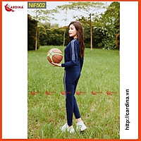 Bộ Nỉ Nữ Thu Đông Cao Cấp Chất Cotton Tự Nhiên, Mềm Mại, năng động, thể thao, giữ ấm với sợi vải organic mềm mại