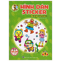 Hình Dán Sticker – Bé Tập Tô Màu – Quyển 4