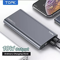 Sạc Dự Phòng TOPK I1006/I1006P 10000mAh Sạc nhanh Hiển thị kỹ thuật số Pin dự phòng cho iPhone HUAWEI Samsung Xiaomi OPPO Vivo Realme - Hàng chính hãng