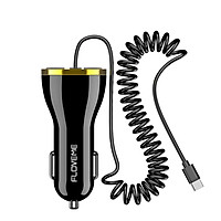 Adapter Sạc Floveme Xe Hơi USB Với Micro USB/Type-C Cho Iphone, Samsung, Xiaomi