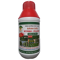 Dinh dưỡng thủy canh bánh dầu HYDRO PEANUT 100% hữu cơ cho rau ăn lá Chai 500ml