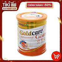Sữa bột Wincofood Goldcare Gain lon 900g: sản phẩm dành cho người gầy thích hợp cho mọi đối tượng và trẻ từ 1 tuổi trở lên giúp tăng cân và tăng cường thể lực