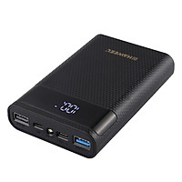 HAWEEL DIY Power-bank Batterys Charg-er Shell Box with 2 USB Output Interfaces & LCD Display