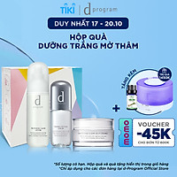 Bộ Sản Phẩm Dưỡng Sáng Cho Da Nhạy Cảm d program Whitening Clear (Nước Cân Bằng 125ml + Serum Dưỡng Da 40ml + Tinh chất dưỡng trắng 60g)