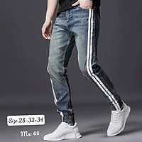 Quần Jean Nam Kiểu in Hình Thêu Hot Trend Cao Cấp ( T - A )