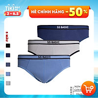 Combo 3 Quần Lót Nam Tam Giác 5S, Chất Cotton Premium Mềm Mịn, Thấm Hút Cực Tốt, Vận Động Thoải Mái (X3-SIP21003BRF)