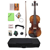 Bộ Đàn Violin Fiddle Gỗ Thủ Công Kích Cỡ Đầy Đủ 4/4 Đi kèm Túi Đựng Và Vải Lau