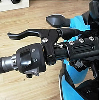 2PCS Motorcycle Clutch Handle 7/8Inches 22mm CNC Stunt Clutch Lever Pull Cable Perch System For Kawasaki Yamaha Honda Suzuki Street Bikes Motorcycles Dirt Bike