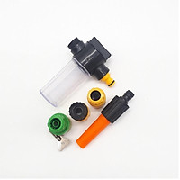 Bộ vòi xịt nước tưới cây, Rửa xe BTN-5200 nhựa thẳng kèm bình xà phòng - màu ngẫu nhiên