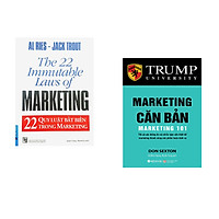Combo 2 cuốn sách: 22 Qui Luật Bất Biến Trong Marketing + Marketing Căn Bản